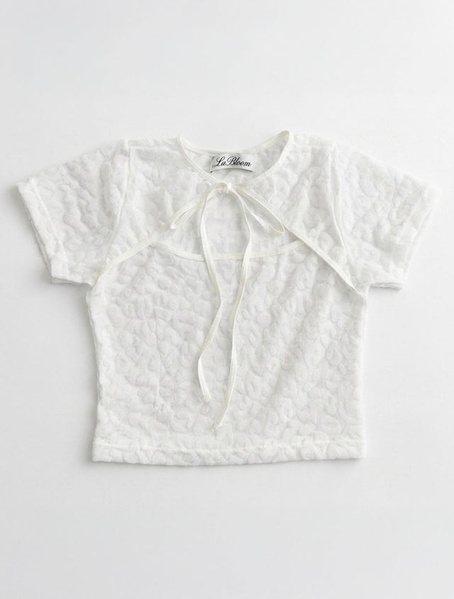 NINA WHITE CROP TOP