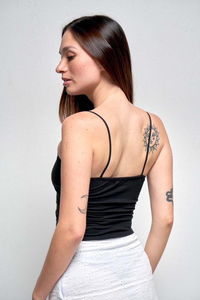 NEOMI BLACK BASIC TOP