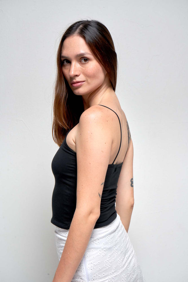 NEOMI BLACK BASIC TOP