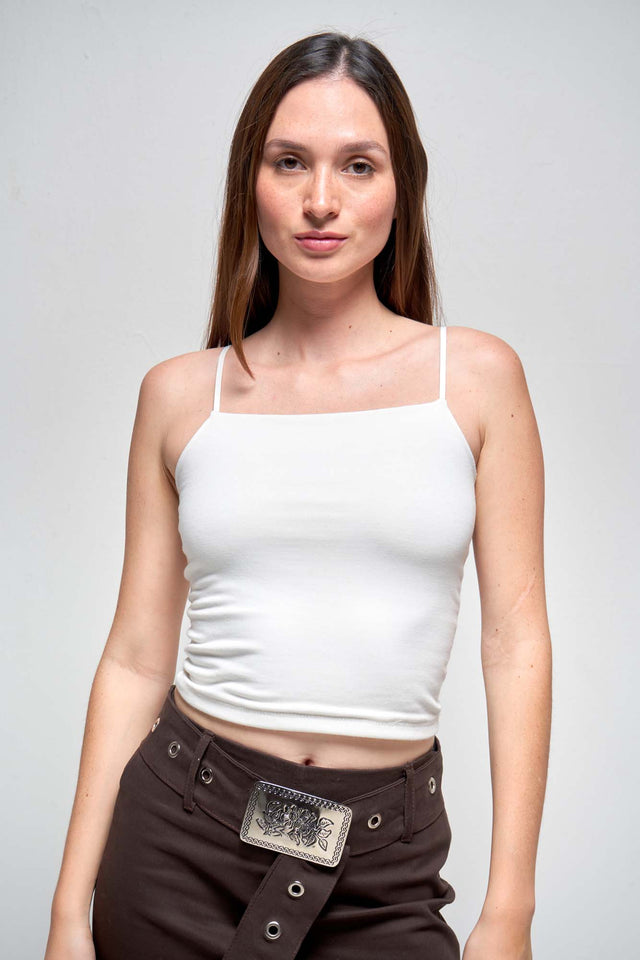 NEOMI WHITE BASIC TOP