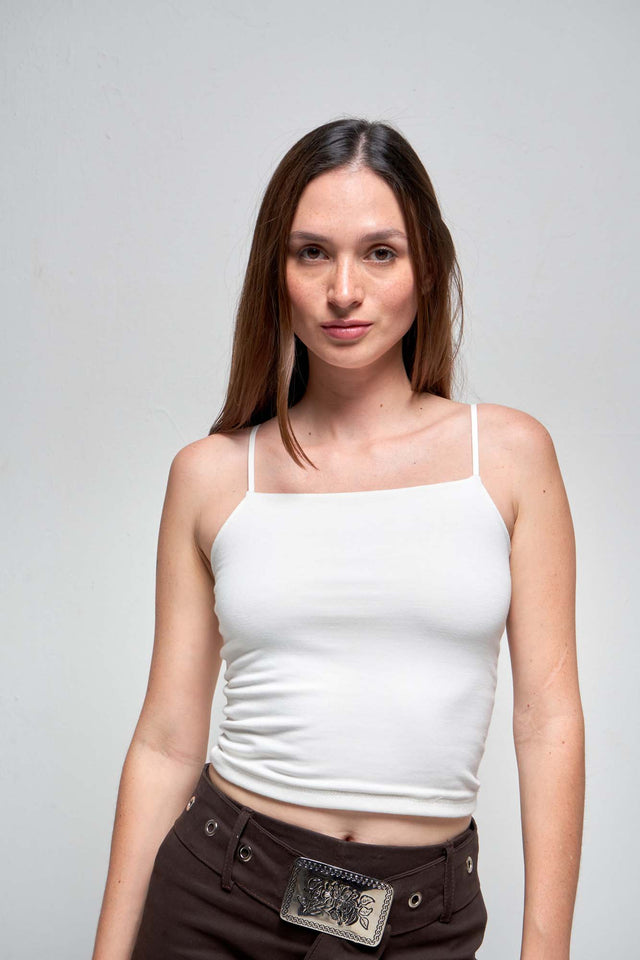 NEOMI WHITE BASIC TOP