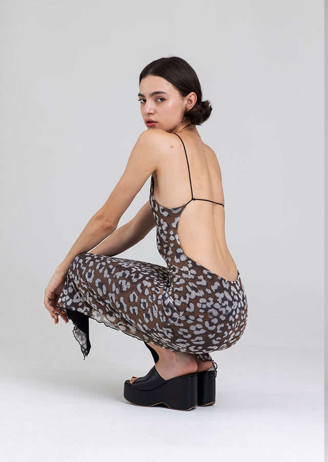 SNELL LEOPARD DRESS