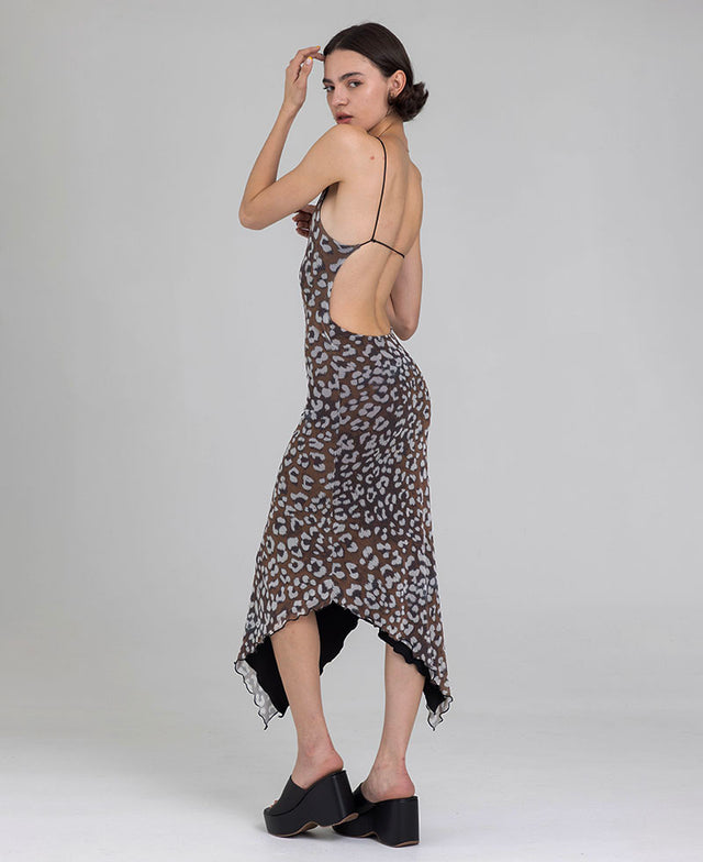 SNELL LEOPARD DRESS