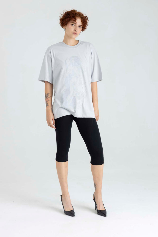 GRAY VENUS TEE