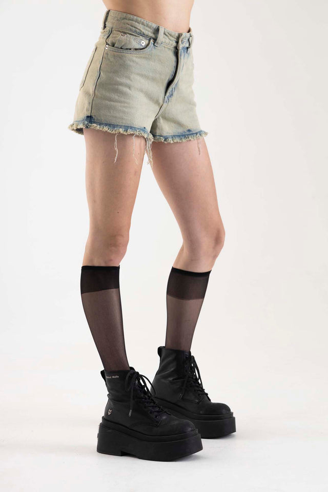ACID DENIM SHORT
