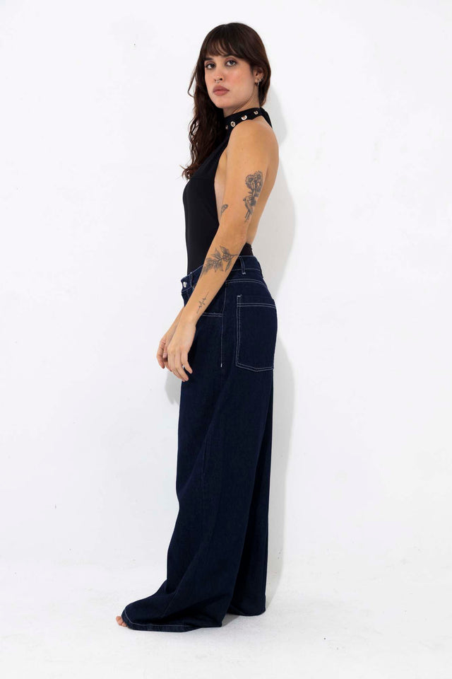 METAL EYELETS BODYSUIT