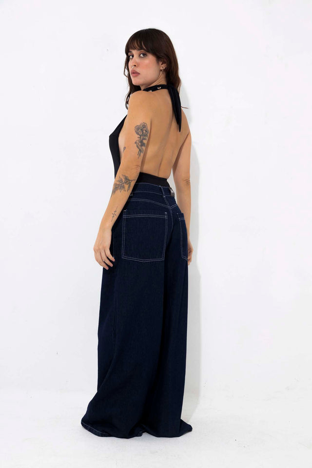 METAL EYELETS BODYSUIT
