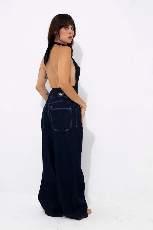 METAL EYELETS BODYSUIT