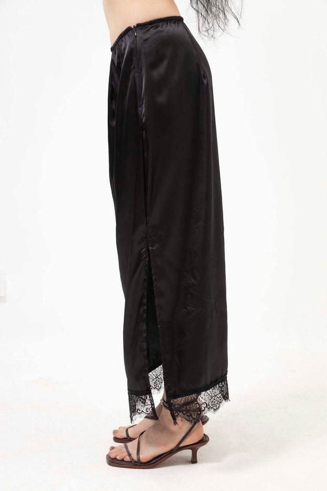 SATIN SKIRT