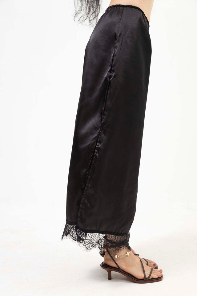 SATIN SKIRT