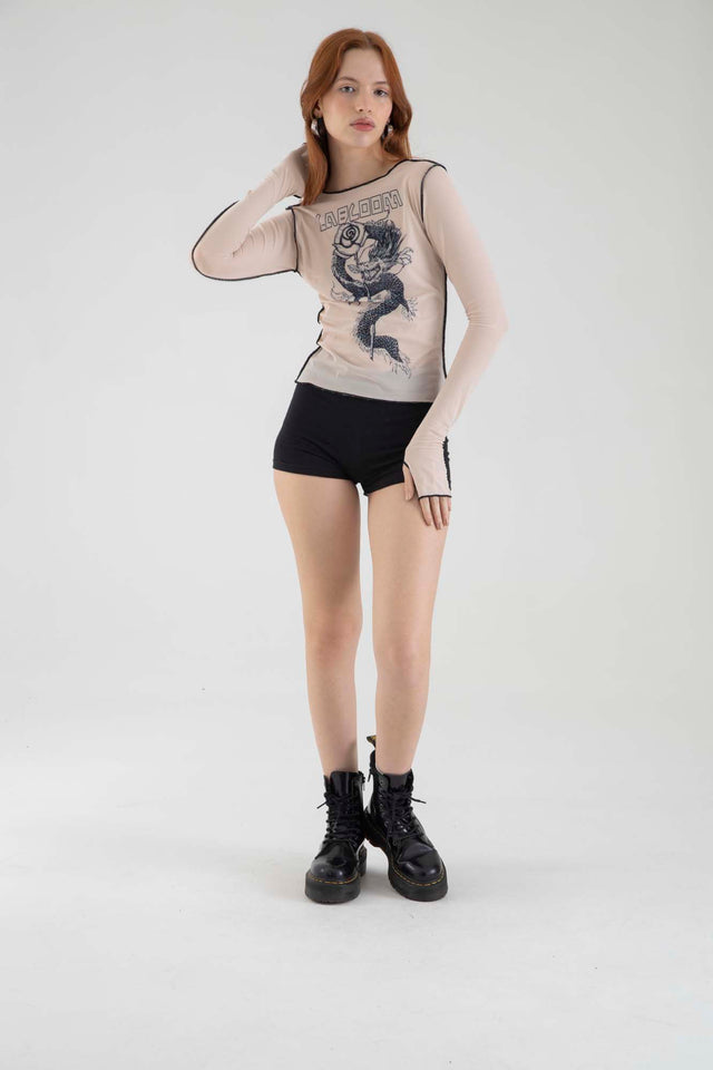 DRAGON NUDE MESH