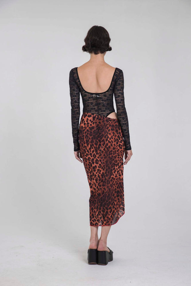 LEOPARD SCARF