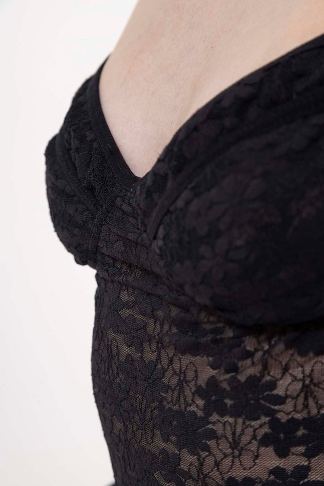 LACE BLACK BODYSUIT