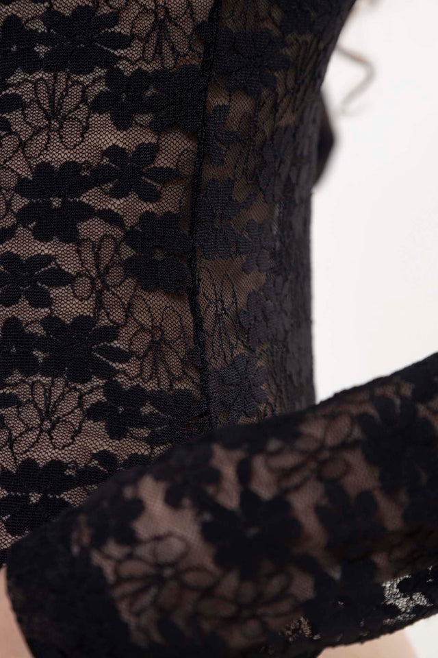 LACE BLACK BODYSUIT