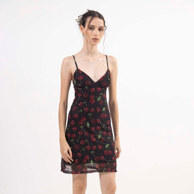 CHERRY MESH DRESS