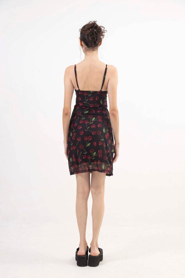 CHERRY MESH DRESS