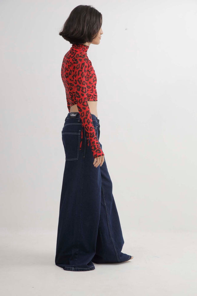 JANE LEOPARD MESH