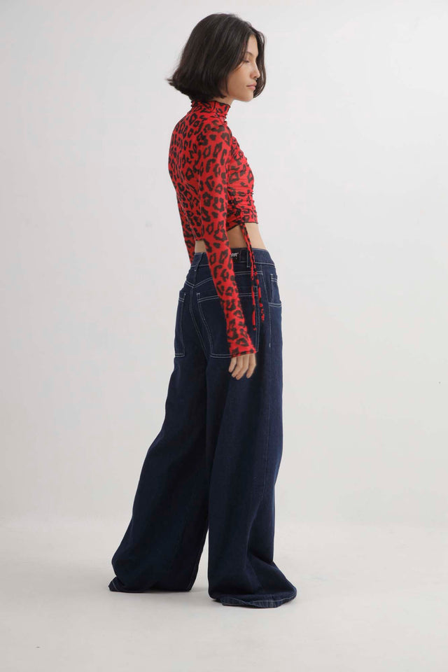 JANE LEOPARD MESH