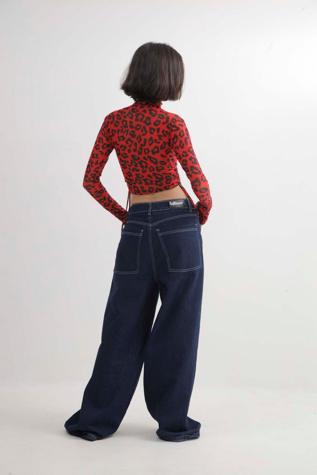 JANE LEOPARD MESH