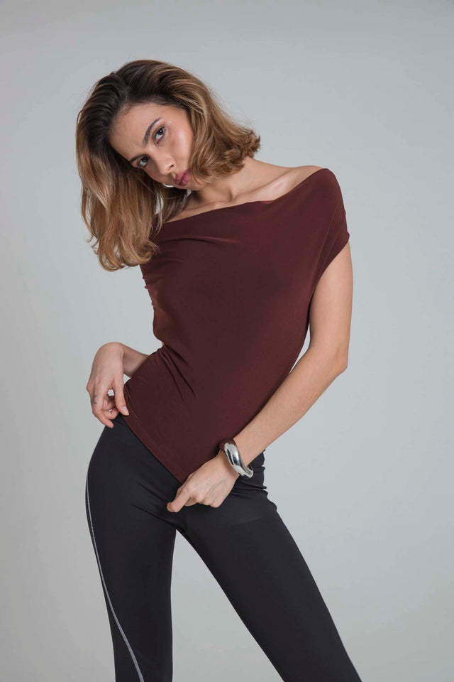 OPHELIA BROWN TOP