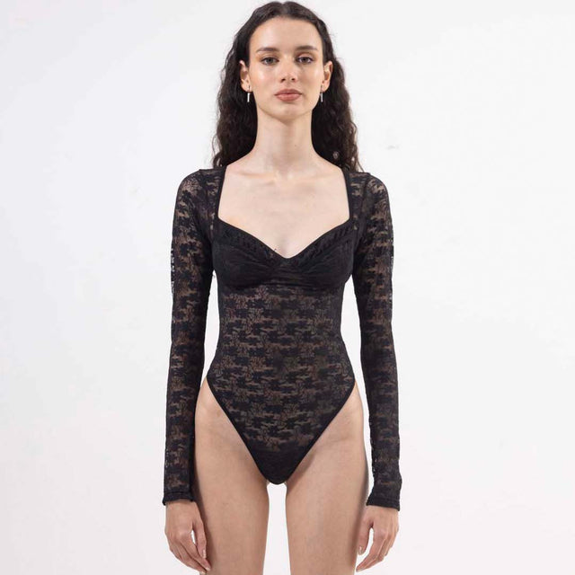 LACE BLACK BODYSUIT