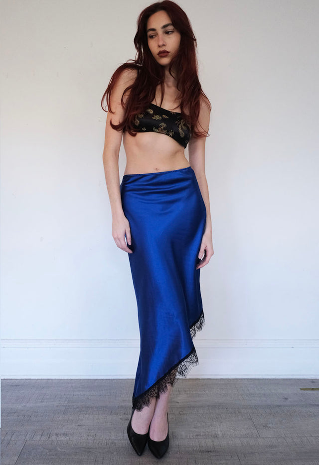 MIU BLUE SKIRT