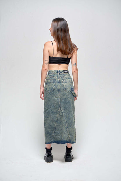 Layla denim skirt