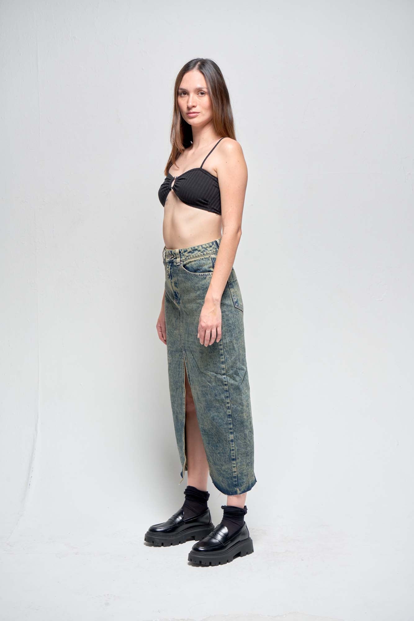 Layla denim skirt