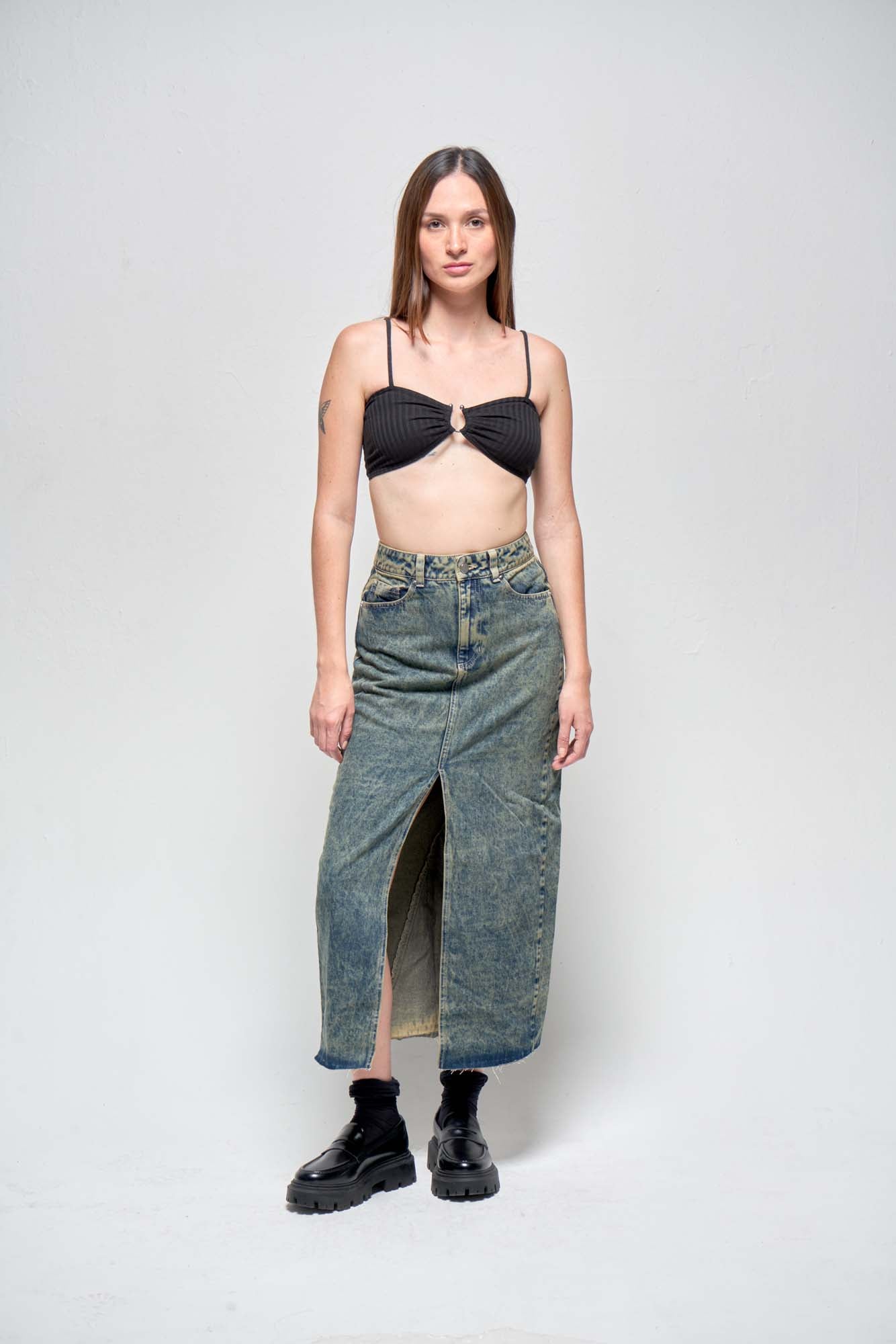 Layla denim skirt