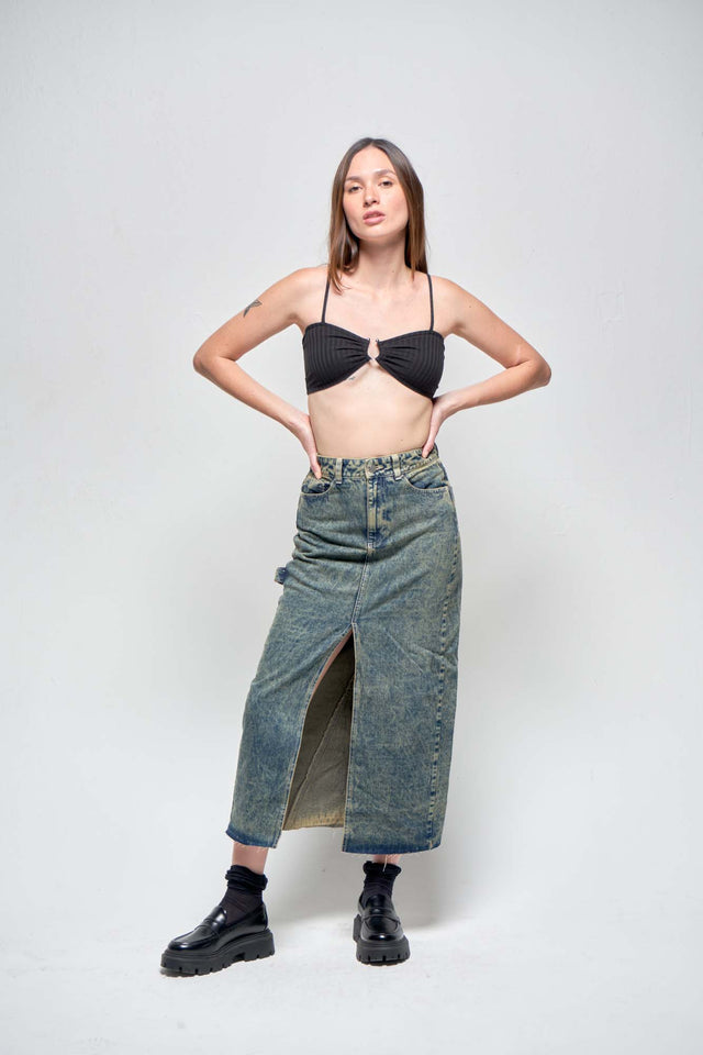 Layla denim skirt