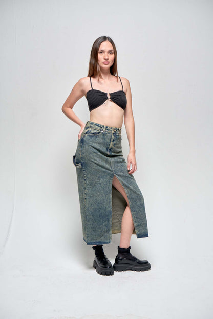 Layla denim skirt