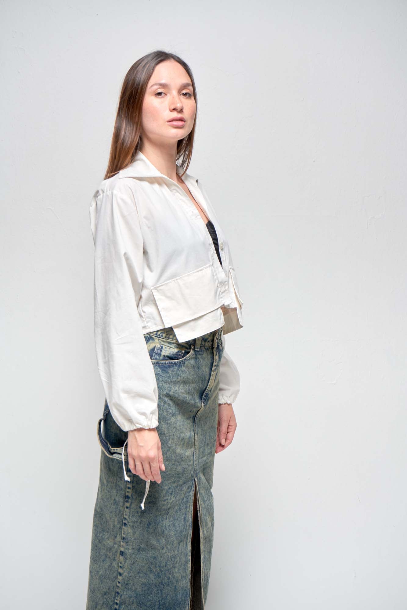 Vivienne White Pocket Shirt