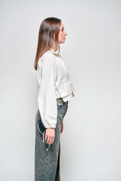 Vivienne White Pocket Shirt