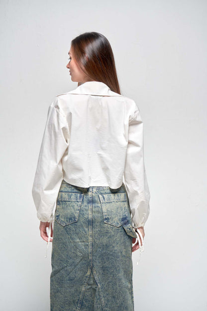 Vivienne White Pocket Shirt