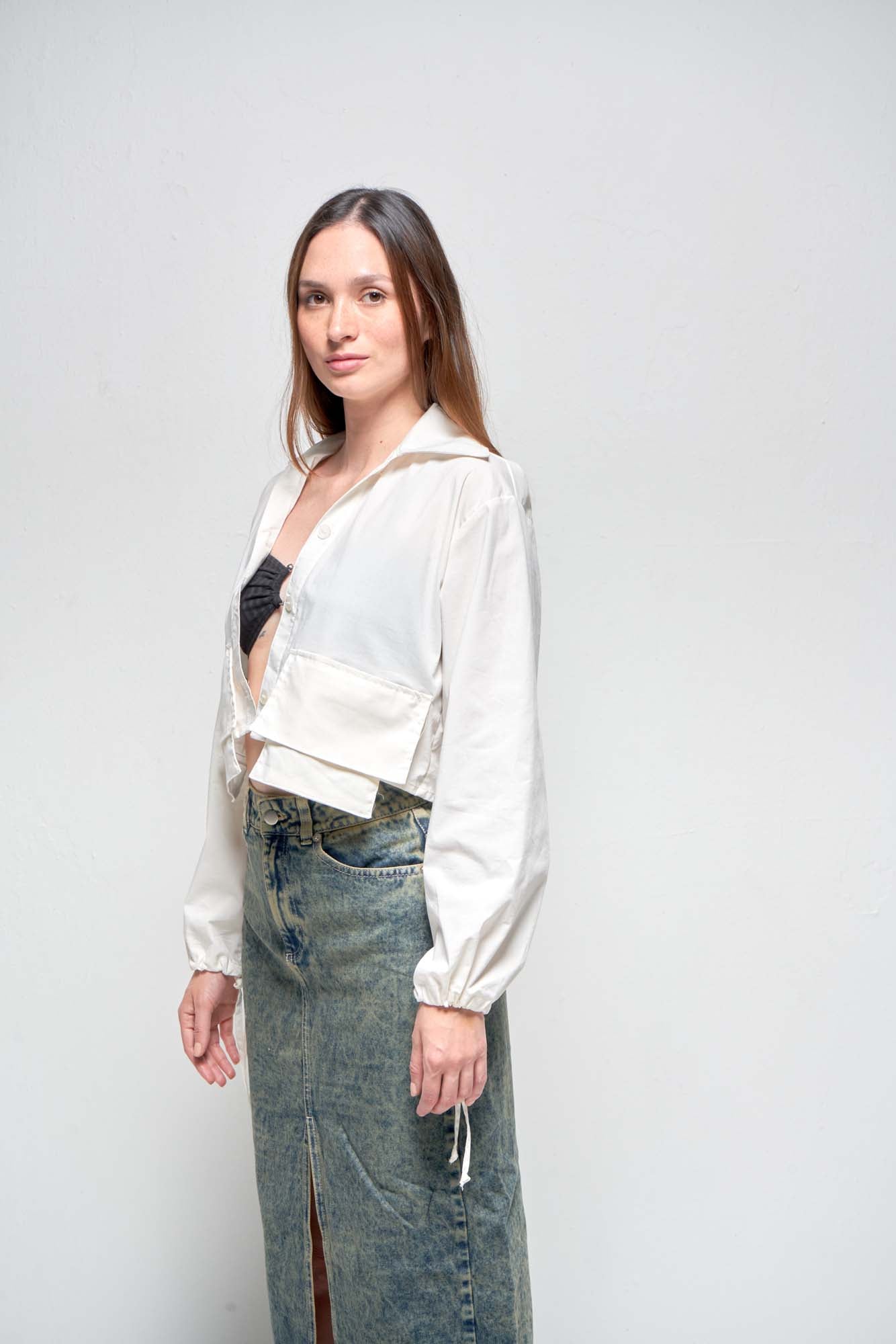 Vivienne White Pocket Shirt