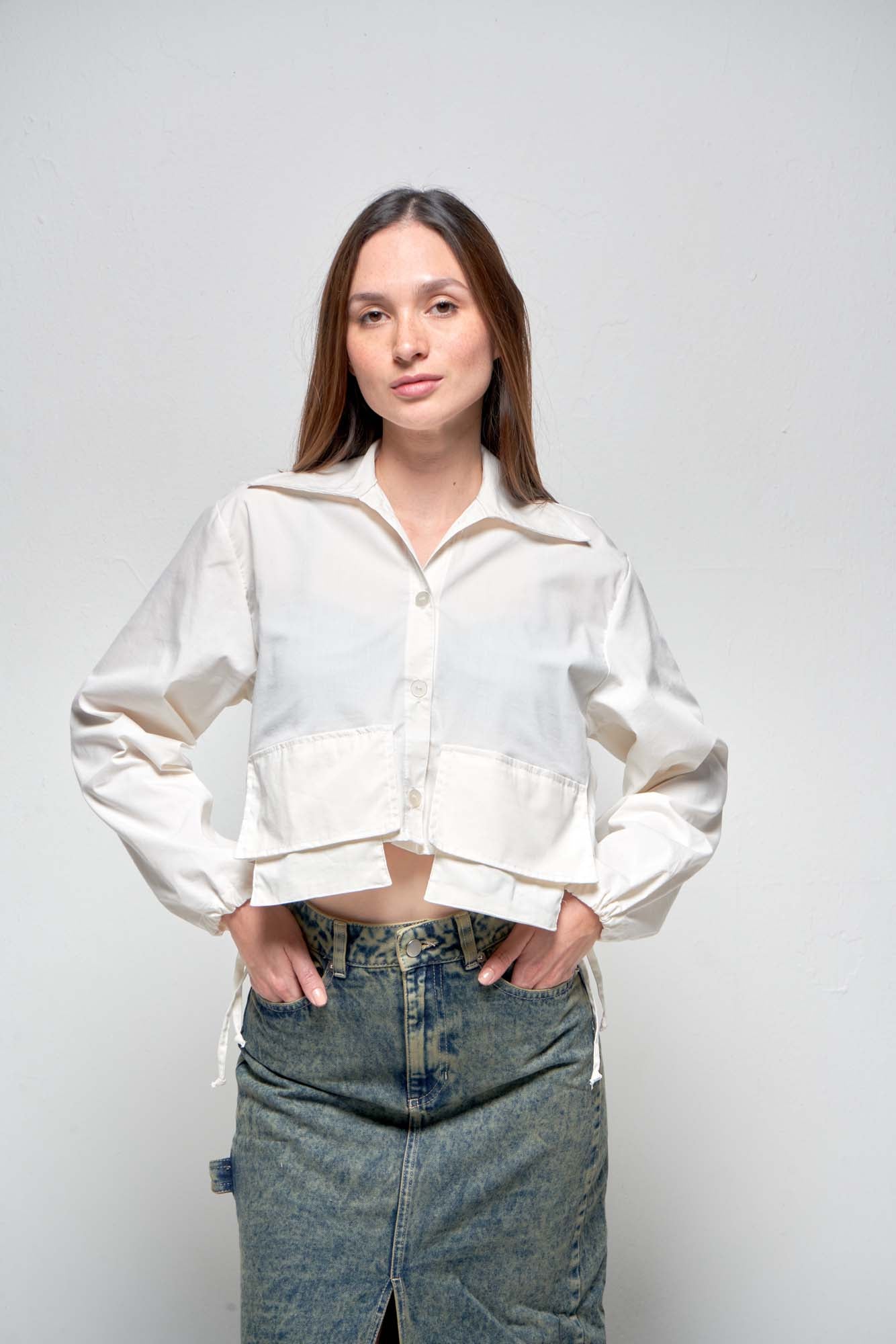 Vivienne White Pocket Shirt