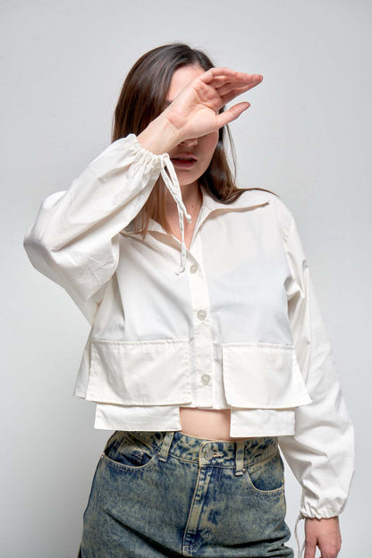 Vivienne White Pocket Shirt