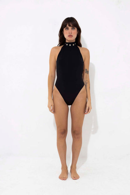 Metal Eyelets Bodysuit