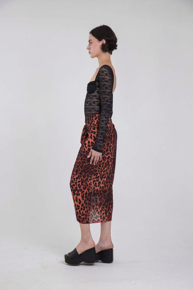 LEOPARD SCARF