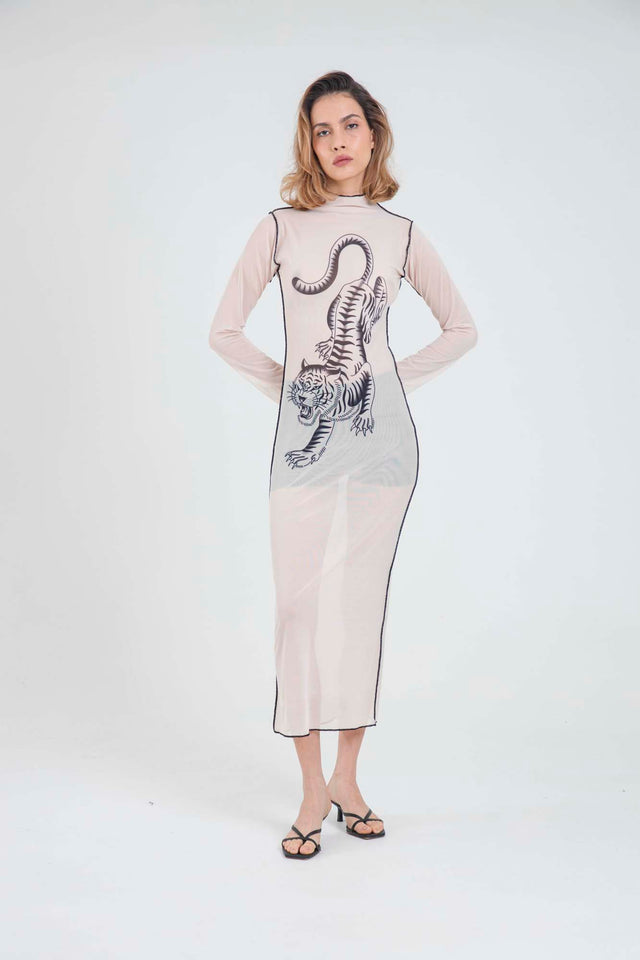 TIGER MESH DRESS