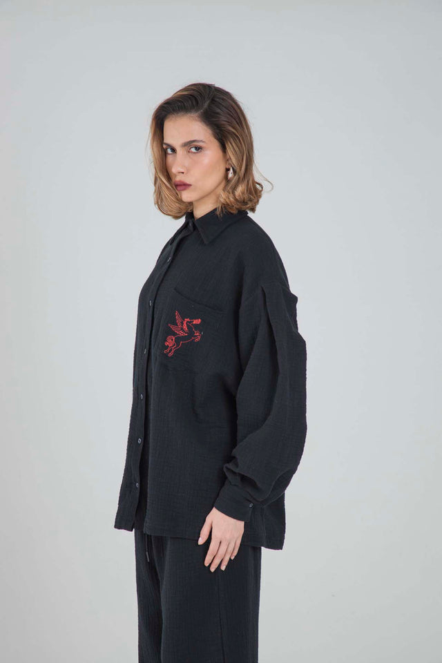 PEGASUS BLACK SHIRT